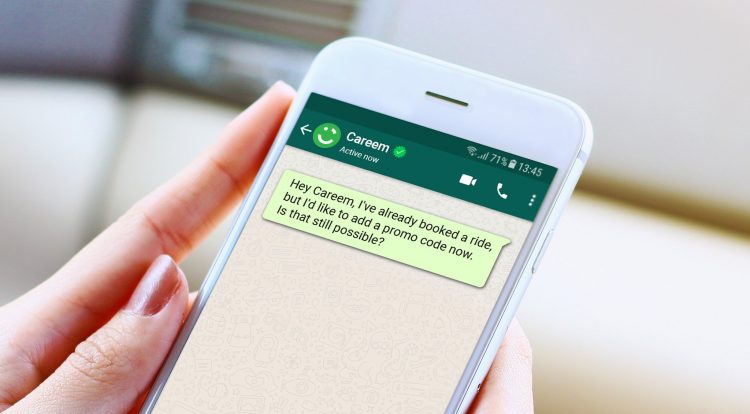 Careem customers in Pakistan can now book their trip via Whatsap