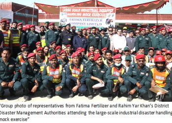 Fatima Fertilizer Holds a Huge Scale Modern Wellbeing Mock Drill