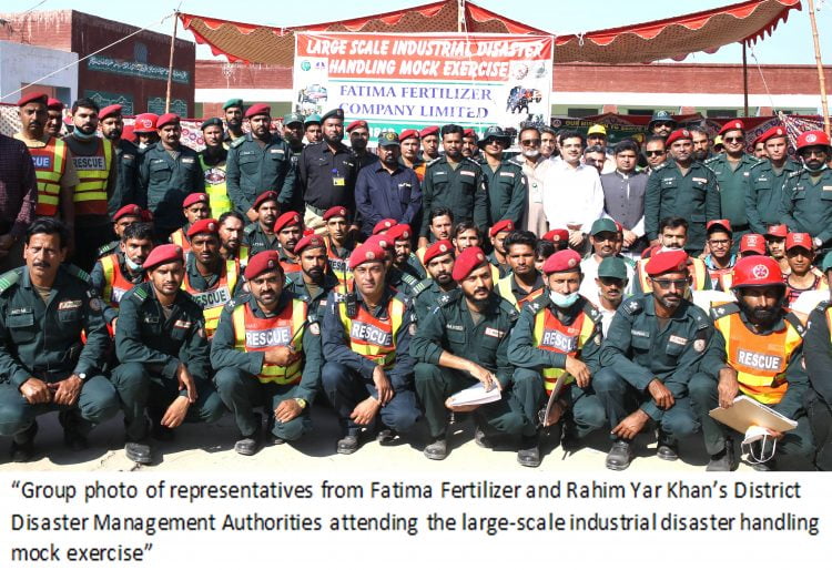 Fatima Fertilizer Holds a Huge Scale Modern Wellbeing Mock Drill