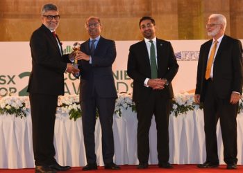 Jubilee Life Insurance receives the Pakistan Stock Exchange Top 25 Companies award