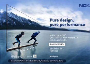 Nokia Launches 55-Inch 4K Smart Android TV