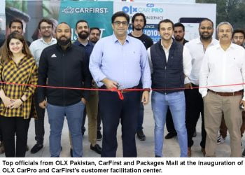 Olx Inaugurates Its First Customer Facilitation Center Along With Carfirst at Packages Mall in Lahore