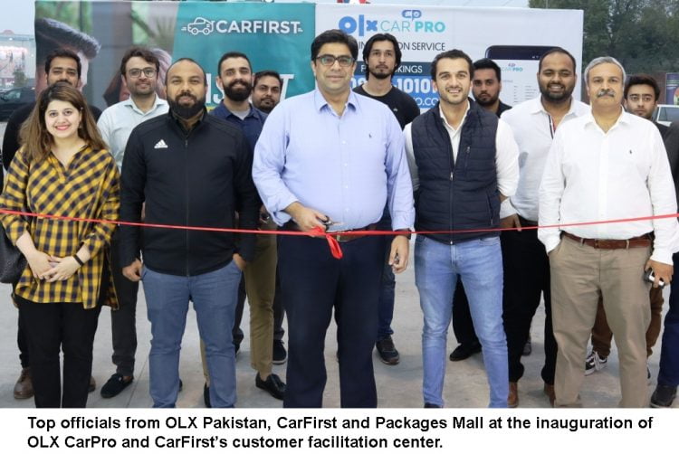Olx Inaugurates Its First Customer Facilitation Center Along With Carfirst at Packages Mall in Lahore