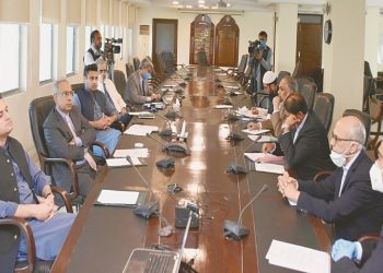 Dr Hafeez Shaikh Chairs Meeting On Telecom Sector Issues