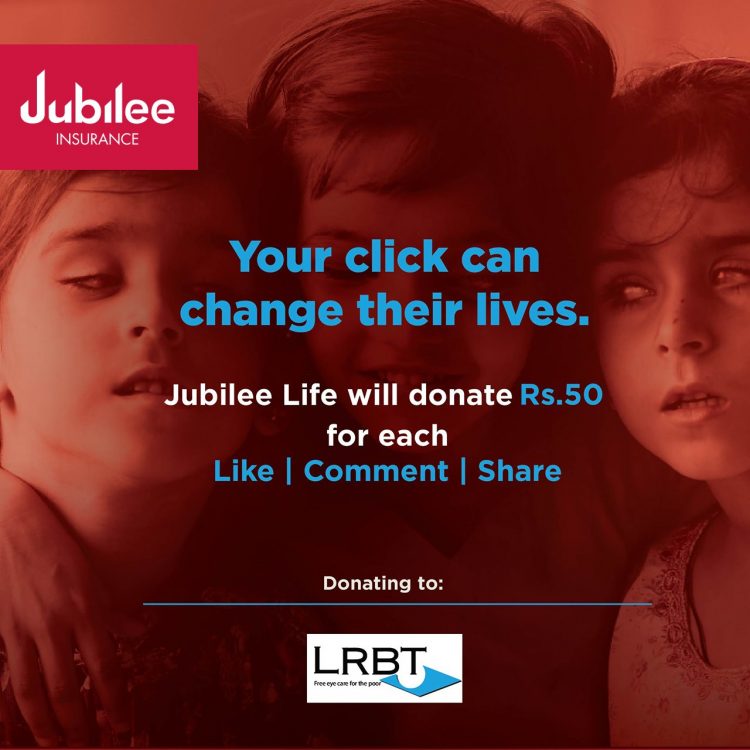 Jubilee Life contributing to Indus Hospital, LRBT and Shaukat Khanum Memorial Hospital