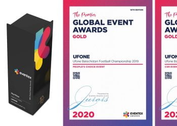 Ufone makes Pakistan proud, wins two Global Gold Awards