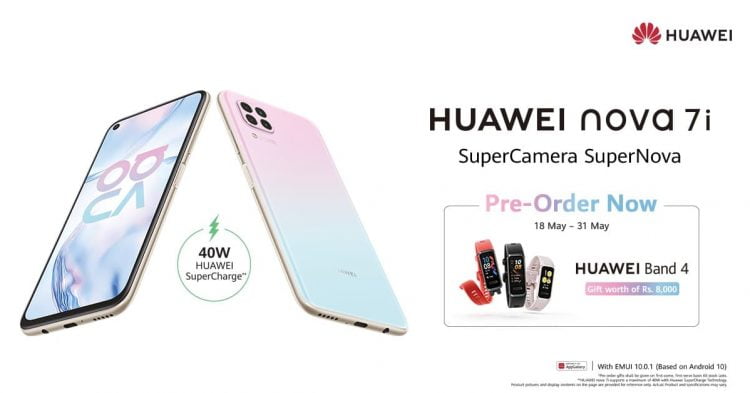 Huawei Starts Accepting Pre-Orders For Nova 7i in Pakistan