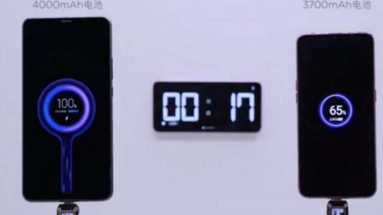 Xiaomi To Soon launch 100W Fast Charger, 4000 mAH Battery To Get Recharged in 17 Minutes