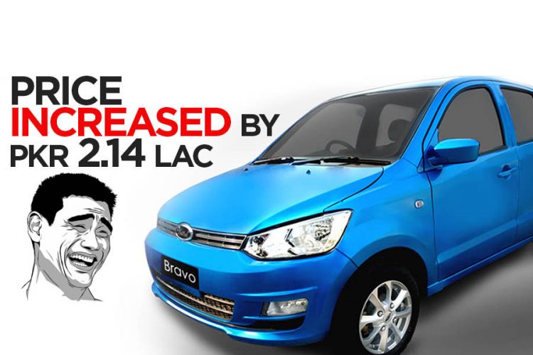 United Bravo Price Increased by PKR 2.14 Lac