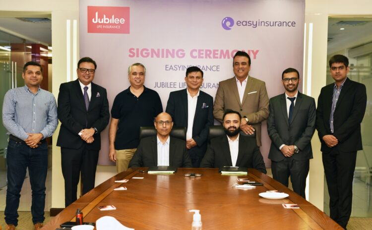 Jubilee Life Insurance & Easy Insurance sign agreement