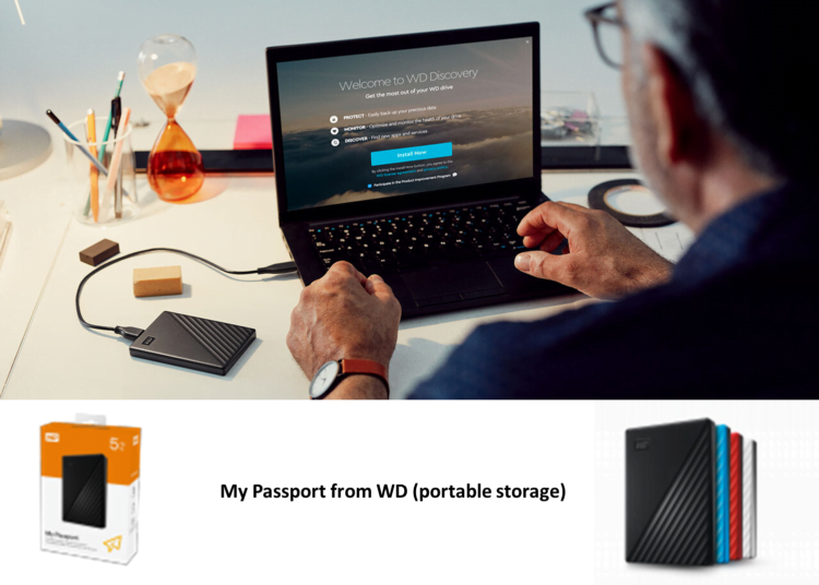 My Passport from Western Digital (Portable Storage)