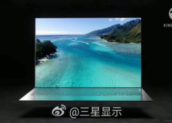 Samsung Display teases under-display camera on a laptop