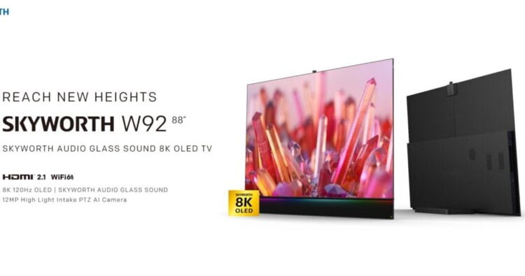 This Bendable 8K Smart TV Makes Sound Without Speakers