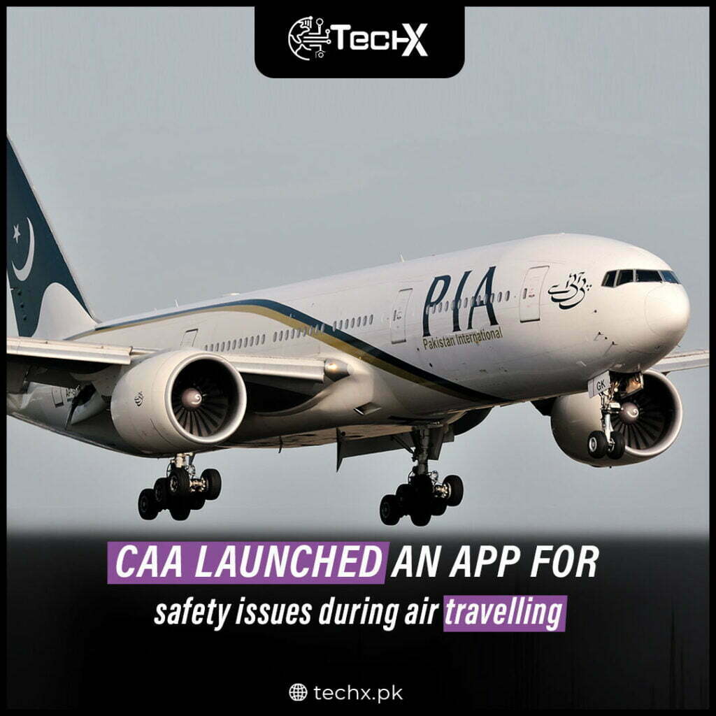 CAA launched an app for safety issues during air travelling