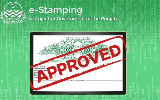 Punjab Government has implemented an E-Stamping System to Eliminate Fraud