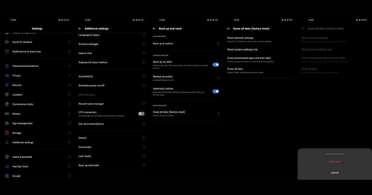 How to Format or Factory Reset Realme Phones