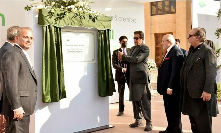 Premier Imran Khan inaugurated Engro Polymer PVC plant