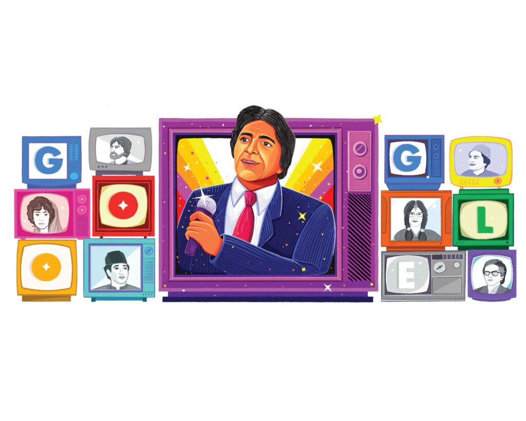 On his 71st birthday, Google honours Moin Akhtar with a doodle