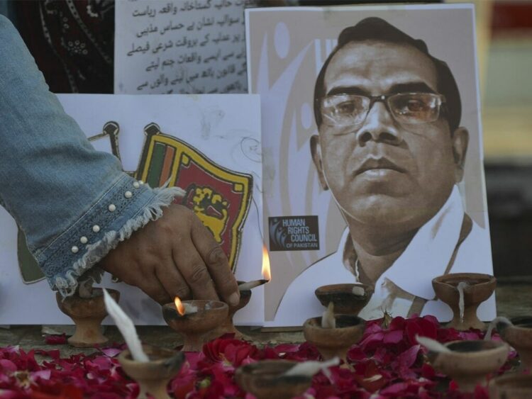 Overseas Pakistanis are contributing $50,000 to help Priyantha's family