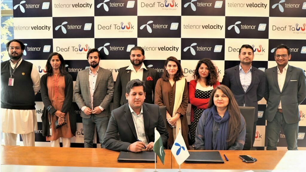 Telenor Velocity and DeafTawk have partnered to integrate the use of sign language