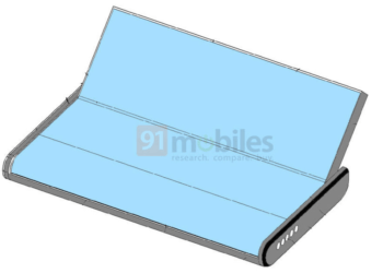 Samsung Patents First Smartphone with Folding and Sliding Display