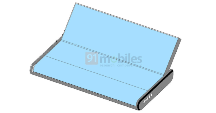 Samsung Patents First Smartphone with Folding and Sliding Display
