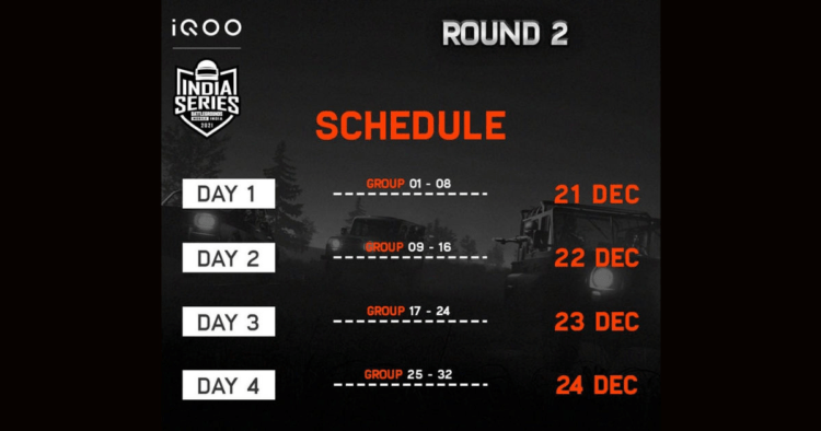 BGMI India Series 2021: Round 2 Schedule Announced, to Start on December 21