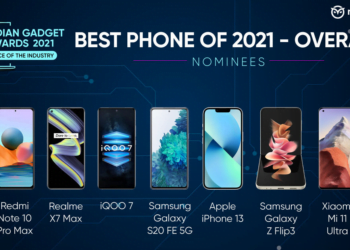 Best Phone of 2021 Overall – Indian Gadget Awards Nominees: Samsung Galaxy S20 FE 5G, iPhone 13 and more