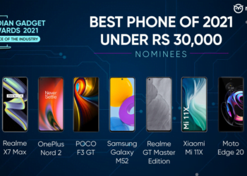 Best Phone of 2021 Under Rs 30,000 – Indian Gadget Awards Nominees: Realme X7 Max, OnePlus Nord 2 and More