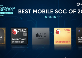 Best Mobile SoC of 2021 – Indian Gadget Awards 2021 nominees: MediaTek Dimensity 810, Qualcomm Snapdragon 888+ and more