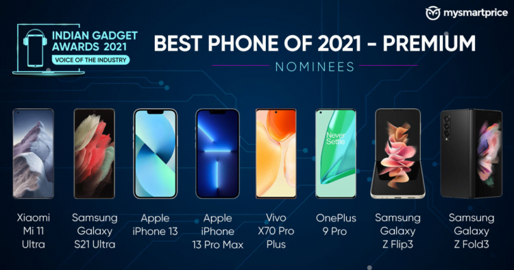 Best Premium Phone of 2021 – Indian Gadget Awards Nominees: iPhone 13 Pro Max, Xiaomi Mi 11 Ultra and More