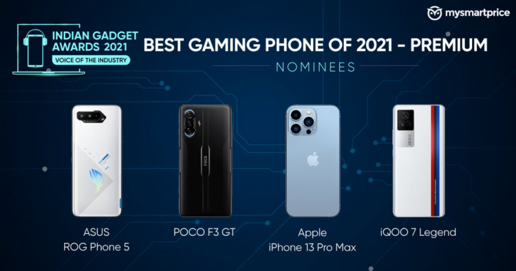 Best Premium Gaming Phone of 2021 – Indian Gadget Awards Nominees: ASUS ROG Phone 5, iQOO 7 Legend and More