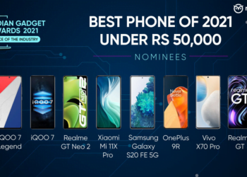 Best Phone of 2021 Under Rs 50,000 – Indian Gadget Awards Nominees: OnePlus 9, Realme GT Neo 2 and More