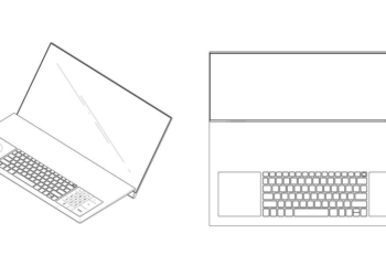 LG Notebook Patent with Wide Display, Side-by-Side Keyboard, Touchpad and Numpad Appears on WIPO