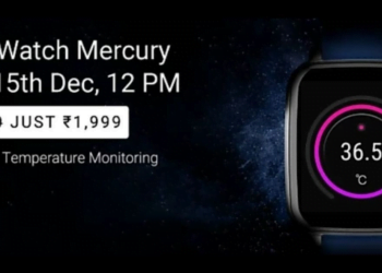 Boat Watch Mercury with Real-Time Temperature Monitor Launched in India at Rs 1,999