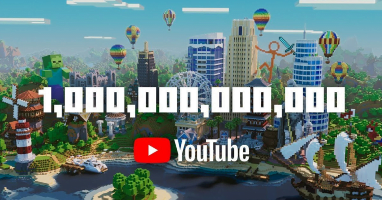 YouTube Celebrates 1 Trillion Views of Minecraft Content on the Platform