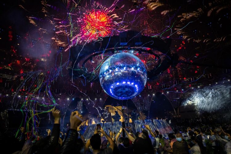 Expo 2020 Dubai sparkles brightly as its goodbye 2021 with a glittering ball drop at Al Wasl Plaza