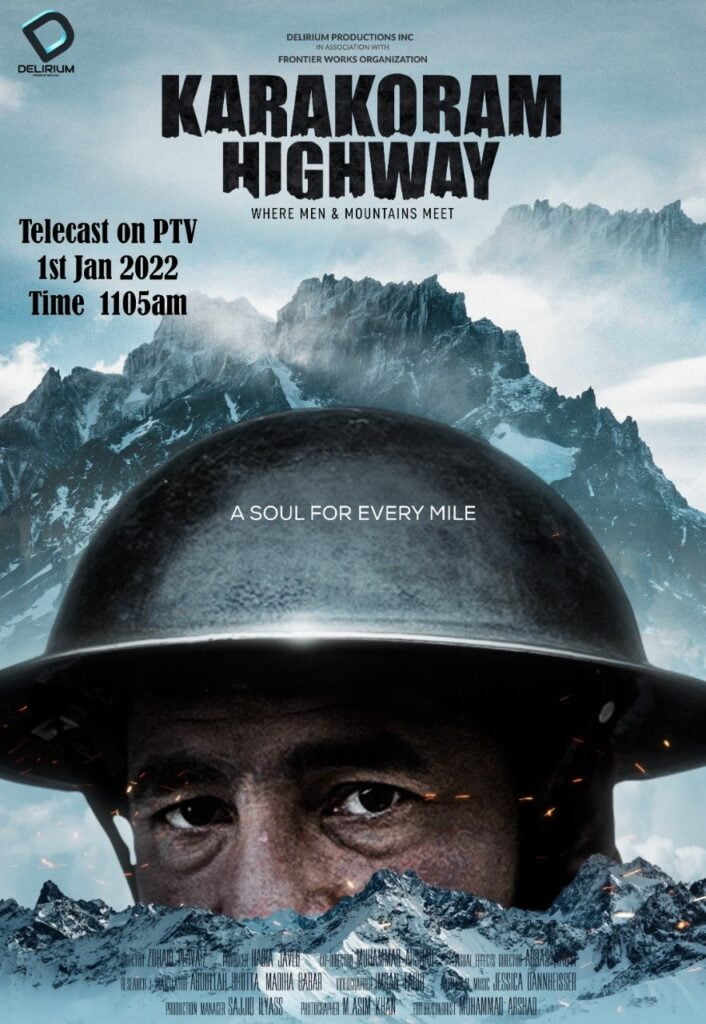 On the Karakorum highway, the government premiered an ISPR documentary