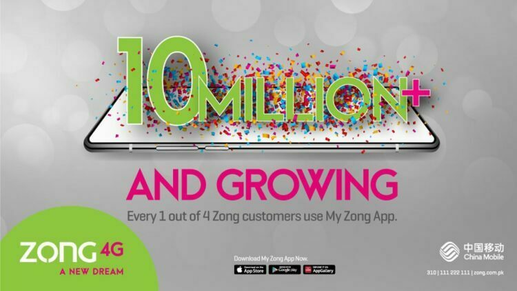My Zong App now has a total of ten million active users