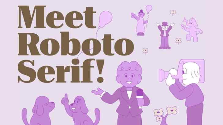 Google Introduces a Chunkier, Retro Typeface – a Serif/Roboto Mix