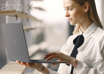 There are no openings or ports on this paper thin laptop