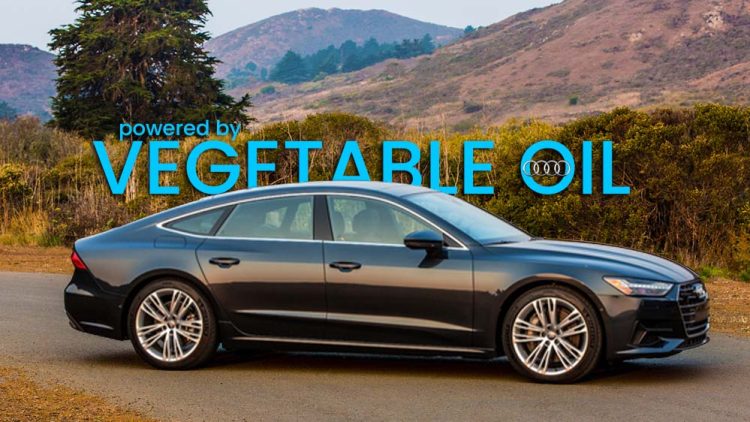 Audi vehicles are now able to run on vegetable oil