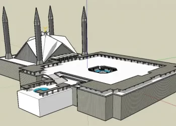 First complete 3D view of Faisal masjid has been placed in Decentraland metaverse
