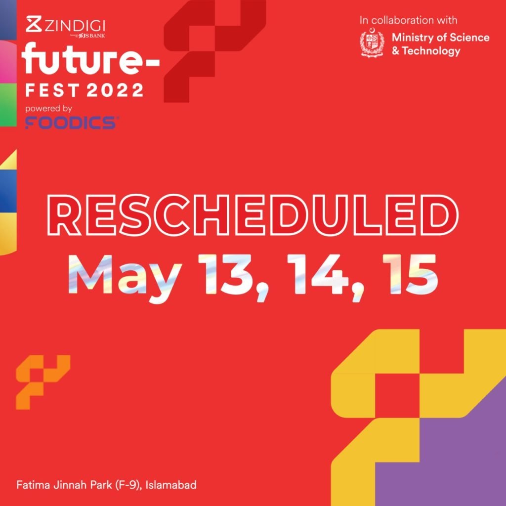 Future Fest 2022 has been rescheduled to 13th May till 15th May