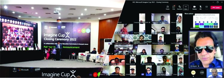 HEC and Microsoft announced the Imagine Cup 2022 winners of Pakistan