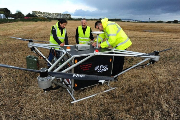 Scottish company has created the world's first hydraulic drone
