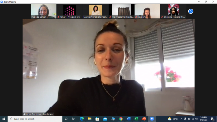 Youth International Conference - YIC hosted International Women's day virtual event