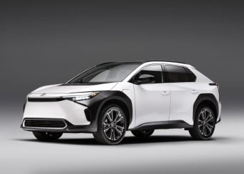 A Toyota bZ4X will just be launched in Japan next month