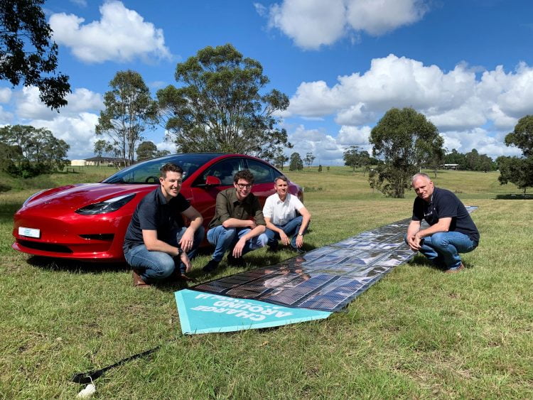 Australian scientists to power Tesla on 15,000-km trip with printed solar panels