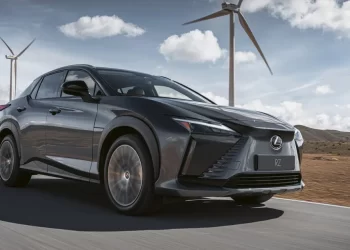 Lexus has officially unveiled the RZ 450e, an all-electric SUV